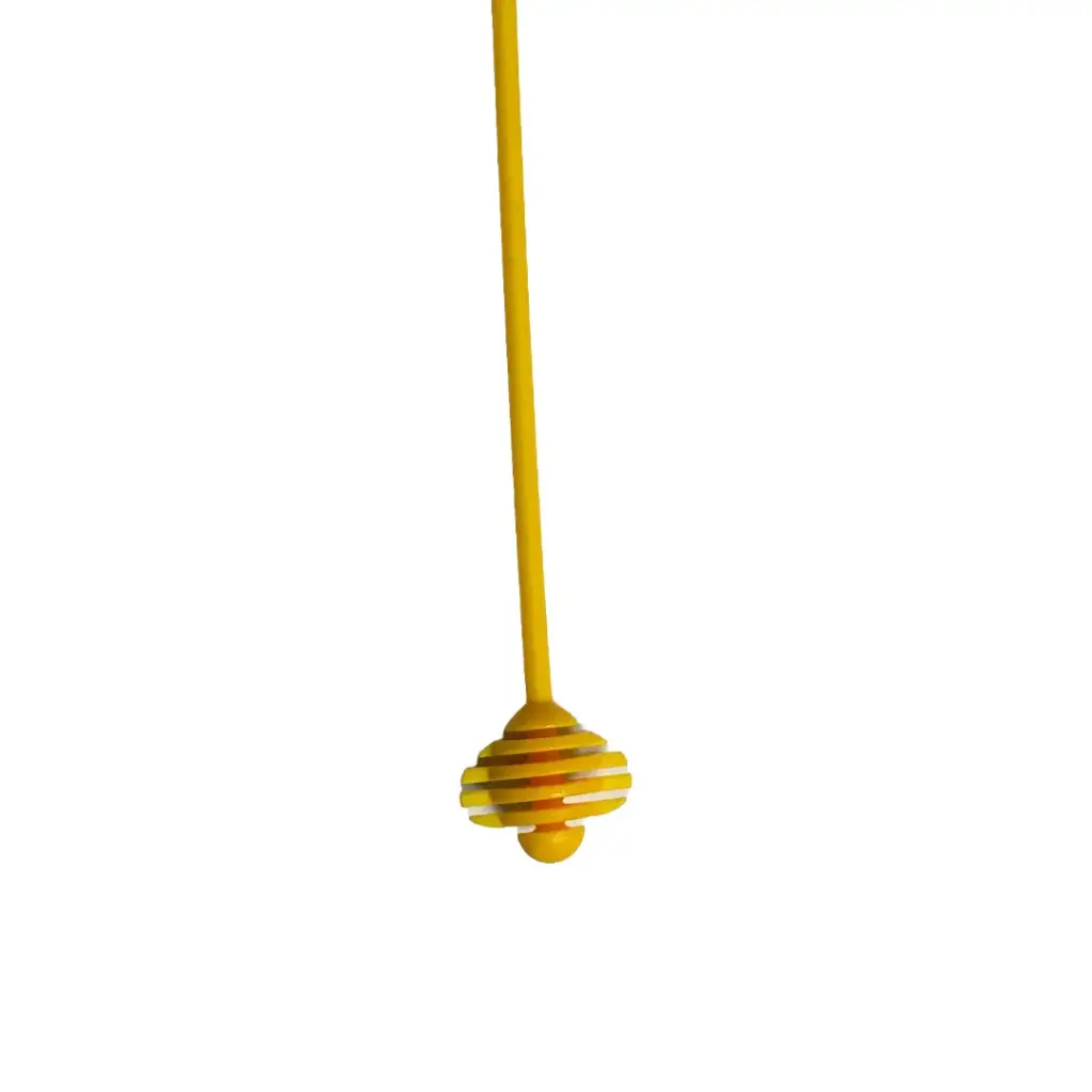 Cuillère à miel - Pylones (Jaune)