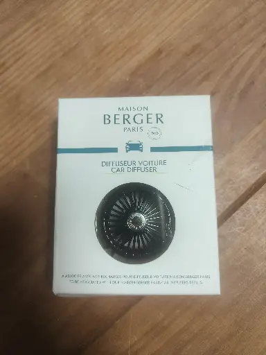 Pince Diffuseur voiture Car Wheel Noire - Maison Berger