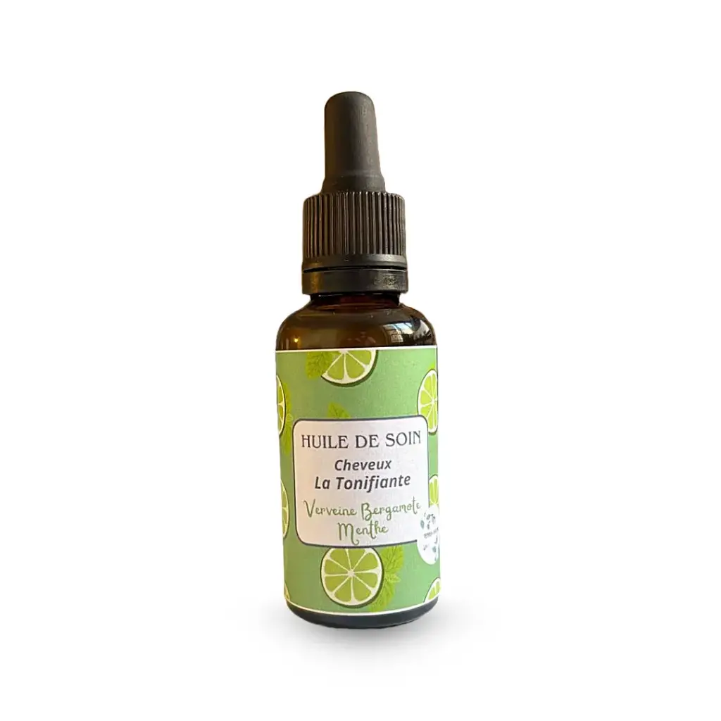 [HCCTN] Huile de Soin pour cheveux - Terra Nature (Verveine Bergamote Menthe)