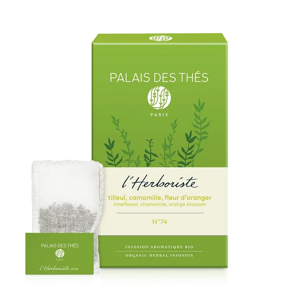 [D9060N] L’Herboriste N°74 bio - Sommeil- Palais des thés (Sachet mousselines x20)