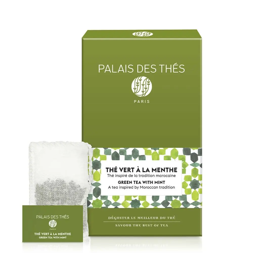 [D8150N] Thé Vert à la Menthe bio - Palais des thés  (Sachet mousselines x20)