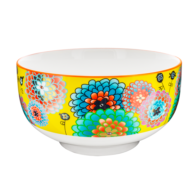 [M-SOUP#DAL] Petit Saladier en porcelaine - Matinal Salade - Pylones   (Dahlia)