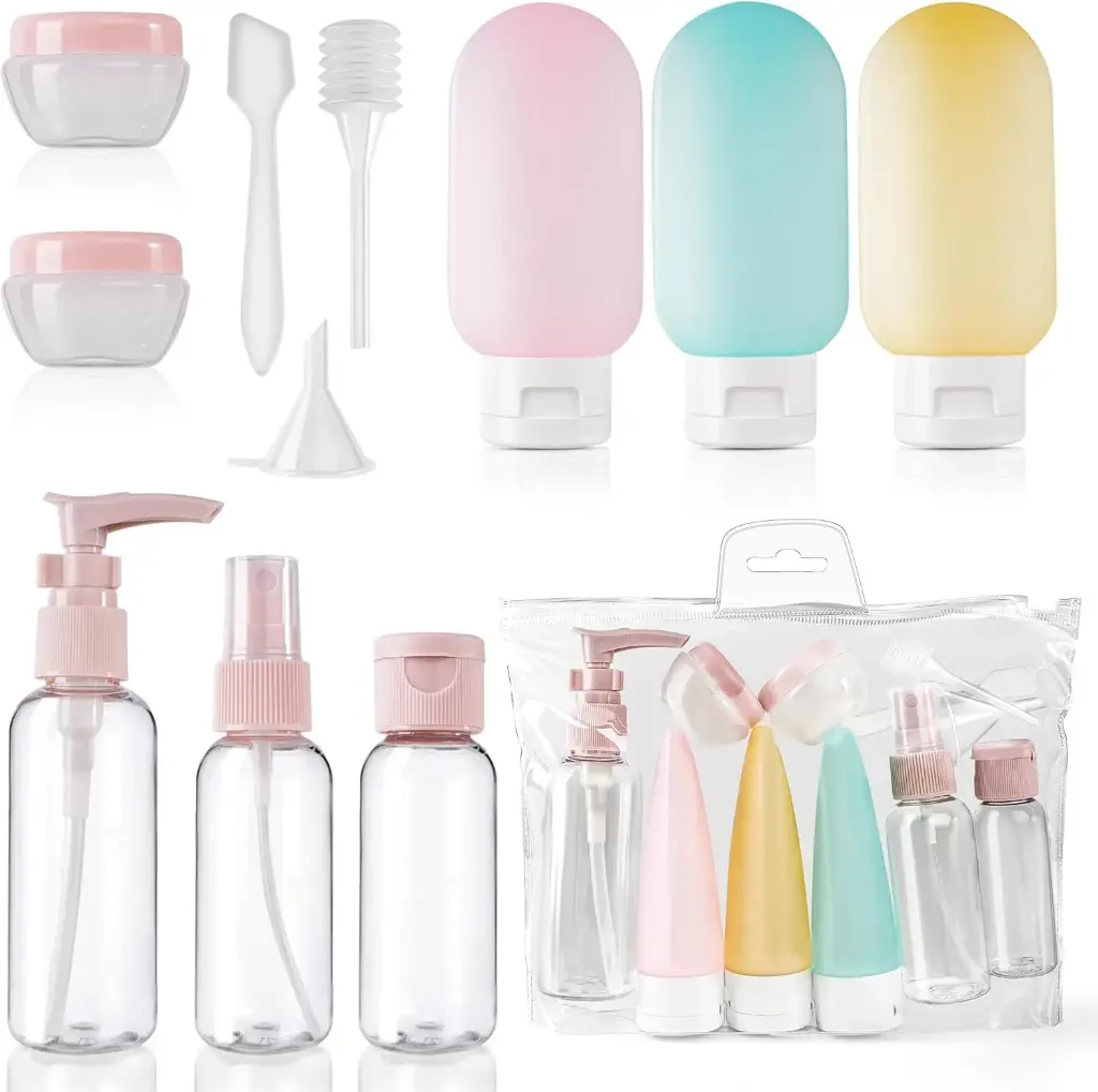 [SH3460] Trousse 11 pièces de flacon voyage - Terra Nature