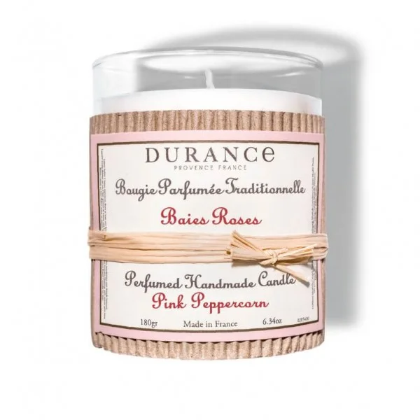 [452152] Bougie Parfumée Baies Roses - Durance  