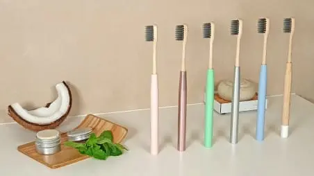 [SMAROM-0221] Brosse à Dent à Tête Rechargeable-Cookut (Rose)