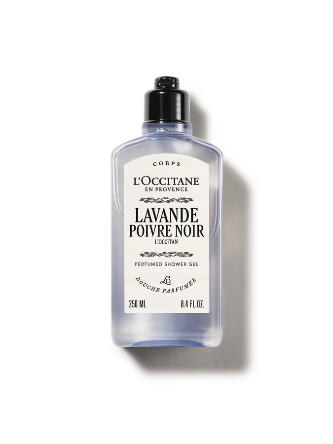 [20GD250OCR] Gel Douche parfumé Lavande Poivre Noir - L'Occitane
