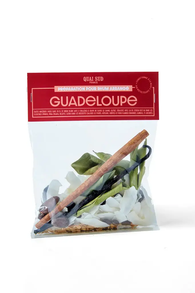 [1RHGUADS2] Mélange Pour Préparation Rhum Arrangé « Guadeloupe » Quai Sud