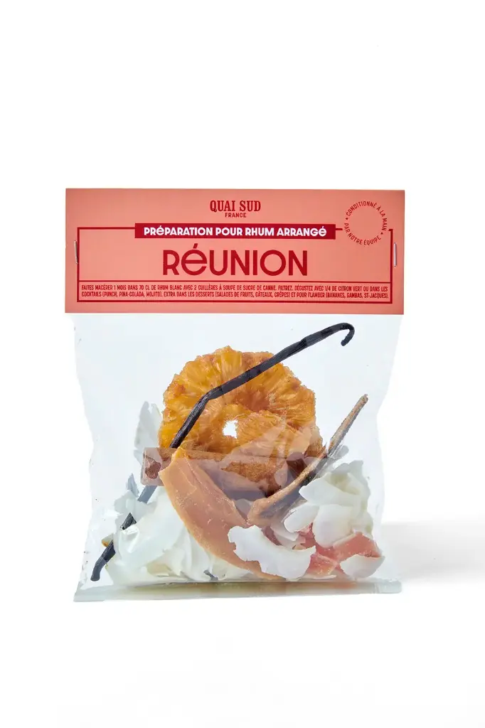 Mélange Pour Préparation Rhum Arrangé « Réunion »Quai Sud