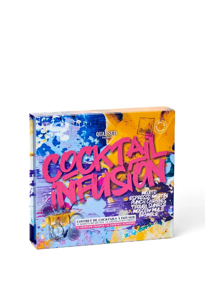 [1CK12INFUCF] Coffret Mélanges pour cocktails en infusettes - Quai Sud