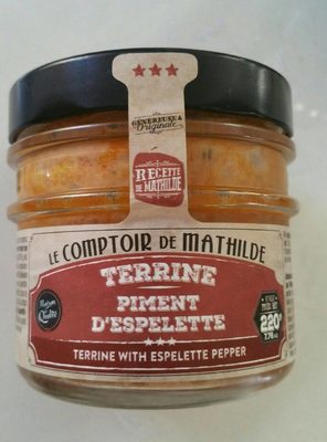 [APERT0007] Terrine Au Piment D'Espelette - Comptoir de Mathilde