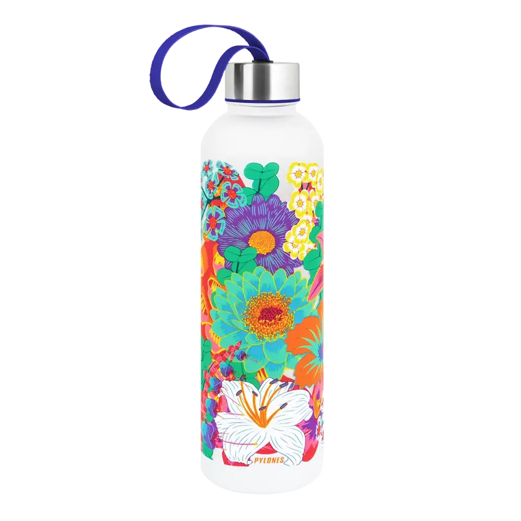 [35560 BOU] Gourde - Happyglou Large - Pylones (Bouquet)
