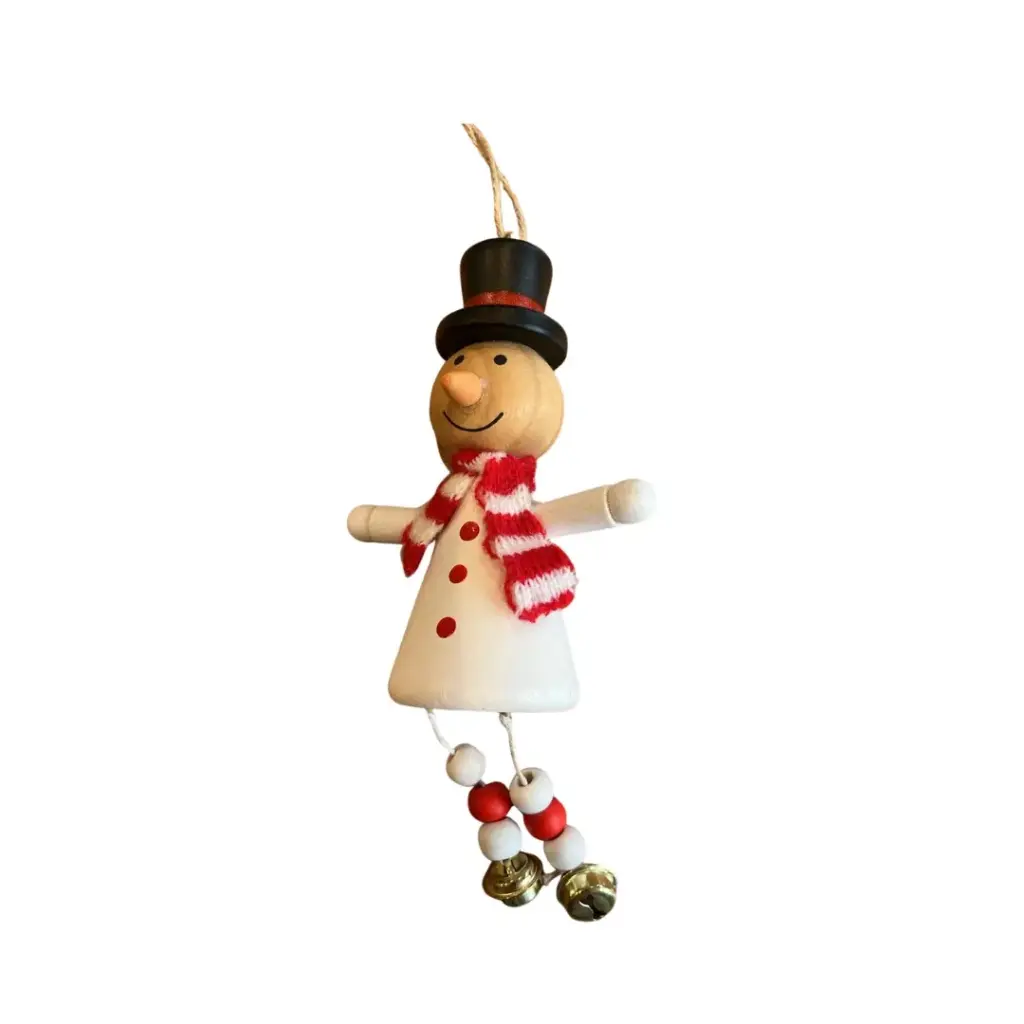 Bonhomme de neige en bois à suspendre - Formano 