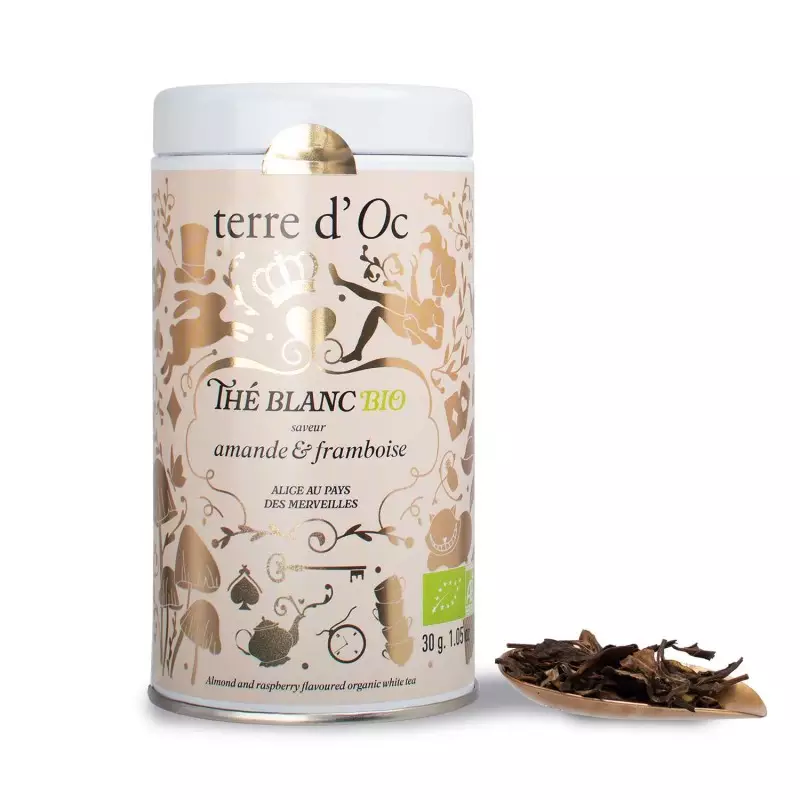 Thé Blanc Amandine Framboise - Terre D'oc