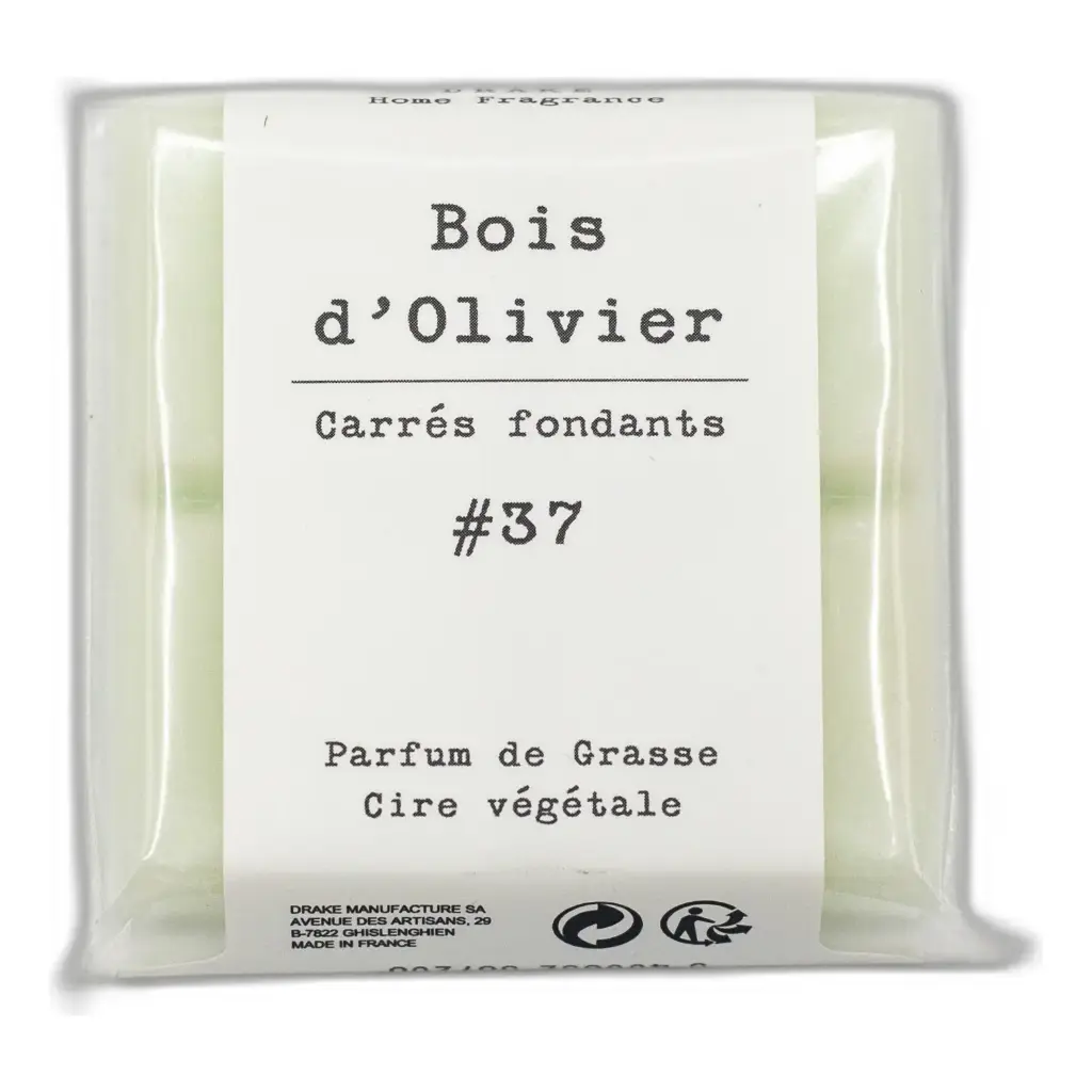 [BPP48-BOL] Carré Fondant Cire Végétale - Bois D'olivier - Drake 