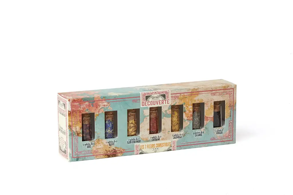 Coffret Découverte 7 Fleurs comestibles- Quai Sud