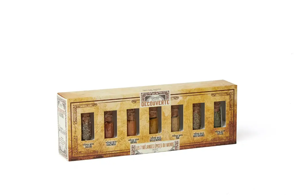 Coffret Découverte 7 Mélanges d’épices du monde