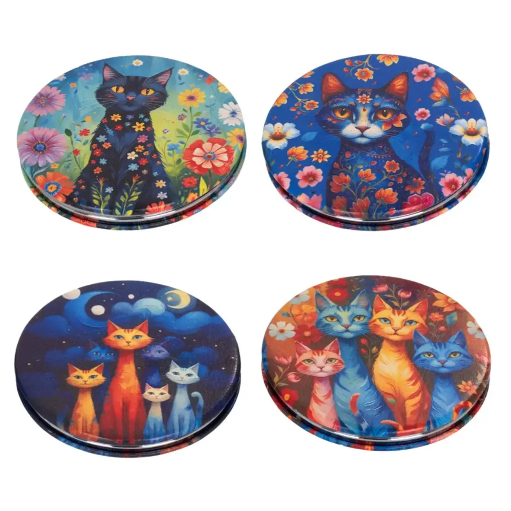 [37563] Miroir de poche Chat - Signes Grimalt 