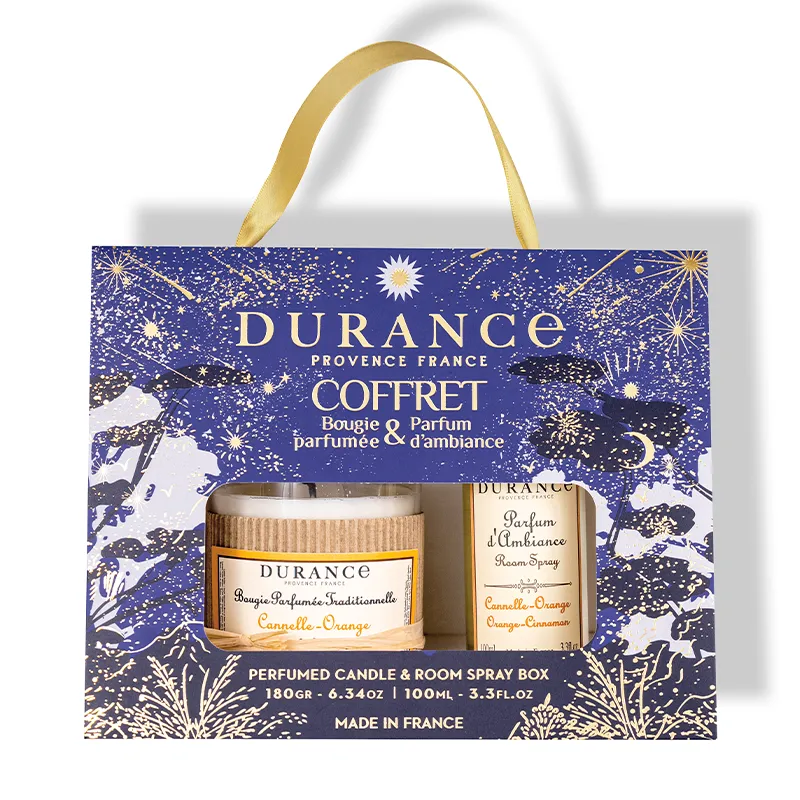 Coffret bougie et parfum d'ambiance - Durance   
