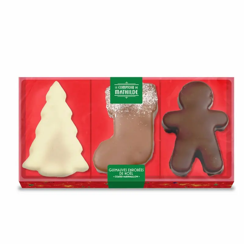 [COFCH0095] Coffret 3 Guimauves de Noël - Comptoir de Mathilde