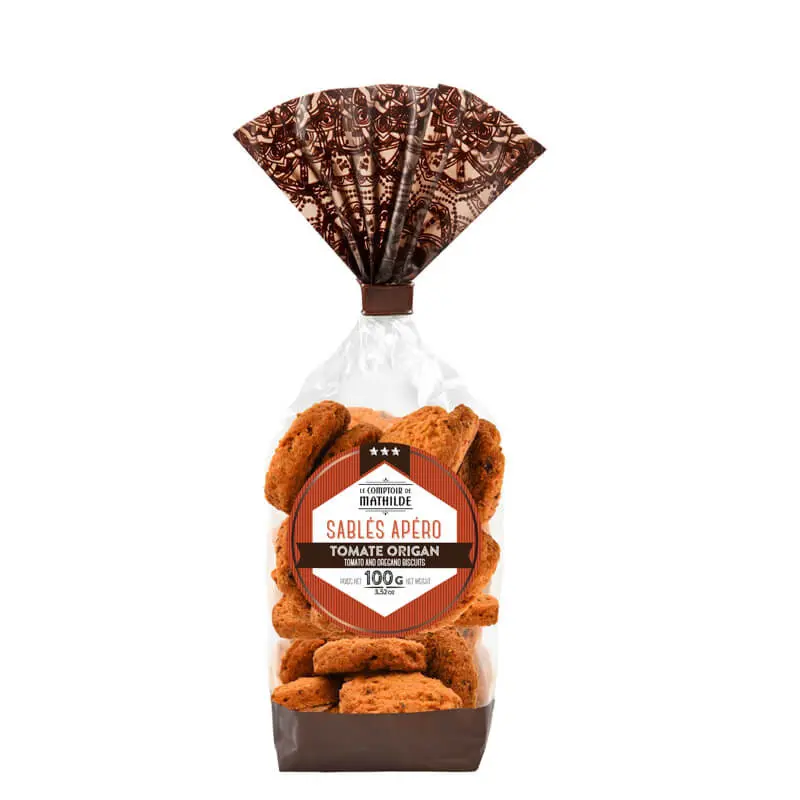 Sablés Apéro Tomate Origan - Comptoir de Mathilde