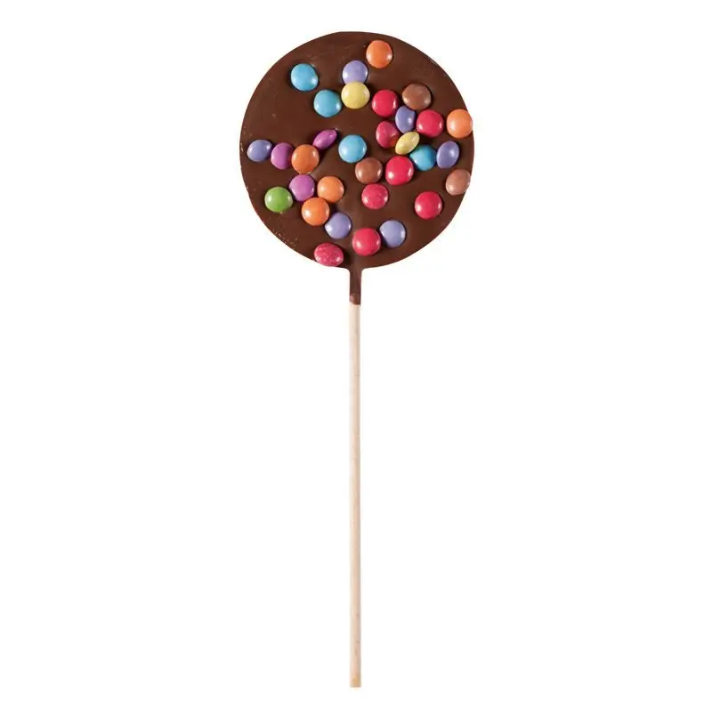 [CSUCD0004] Sucette Chocolat Lait Surprise Partie- Comptoir de Mathilde