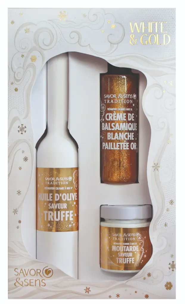 Coffret White & Gold - savor et sens