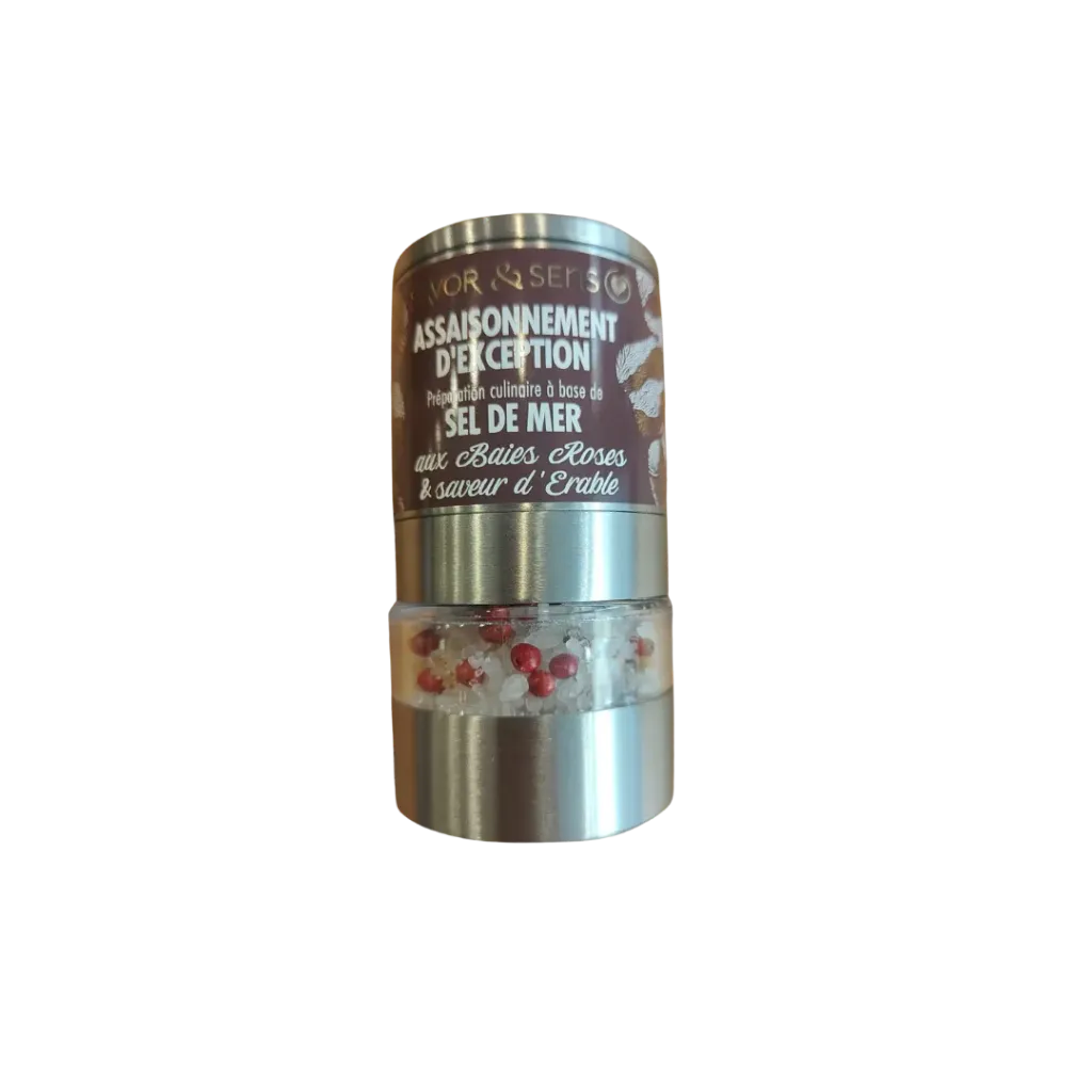 [501010088] Sel aux baies Roses & d'érable  - Savor et sens 