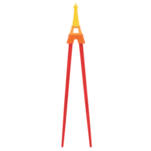 [39386OR] Baguettes Chinoises - Rice To Meet You -Pylones (Orange)