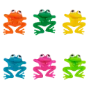 Set de 6 marqueurs de verre - Frog Party - Pylones