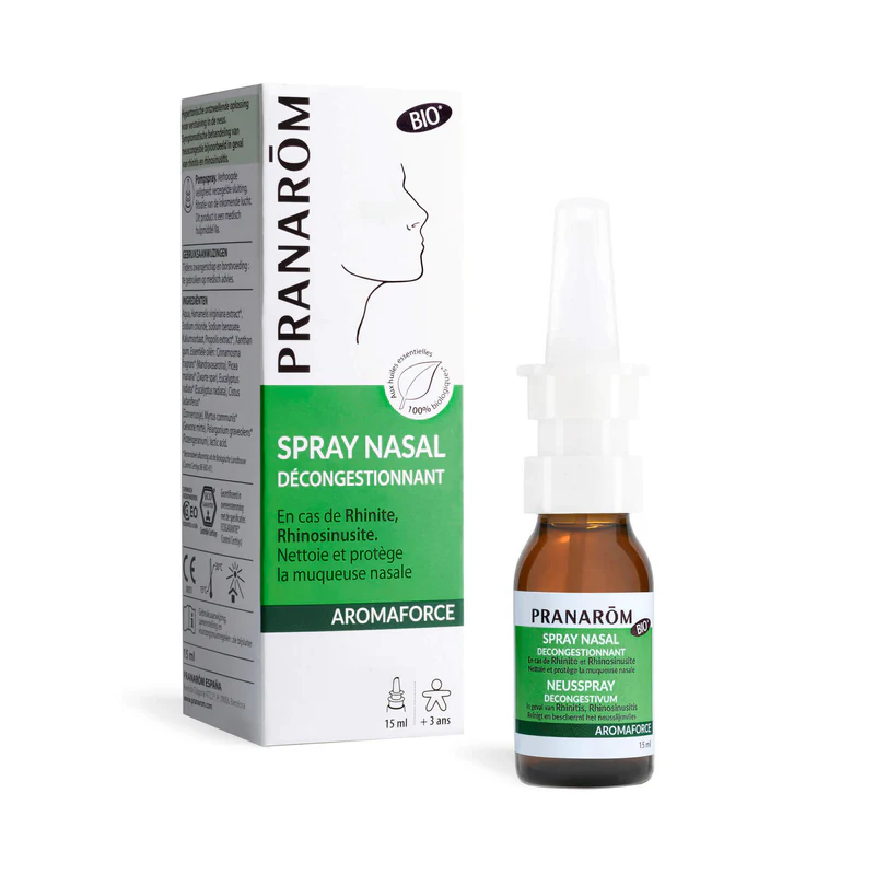 Spray nasal -Aromaforce - Décongestionnant - Bio