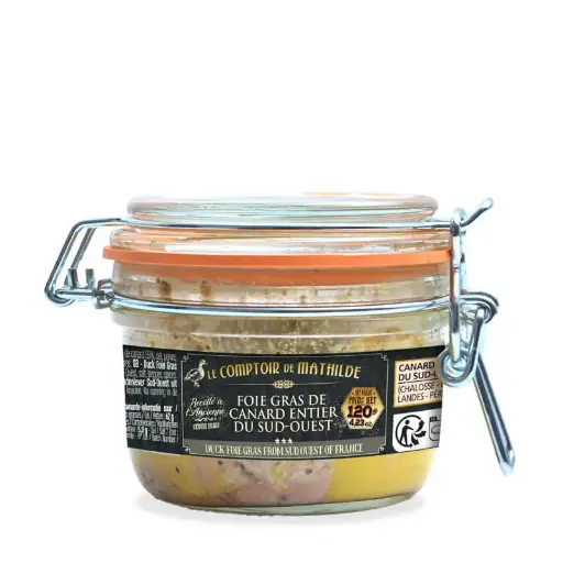Foie Gras de Canard Entier IGP du Sud Ouest - Comptoir de Mathilde