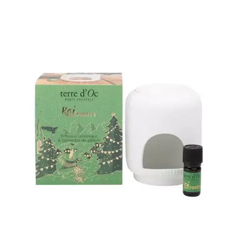 [TORDFCF495] Coffret parfumé Extrait et brûle parfum - Terre D'Oc 