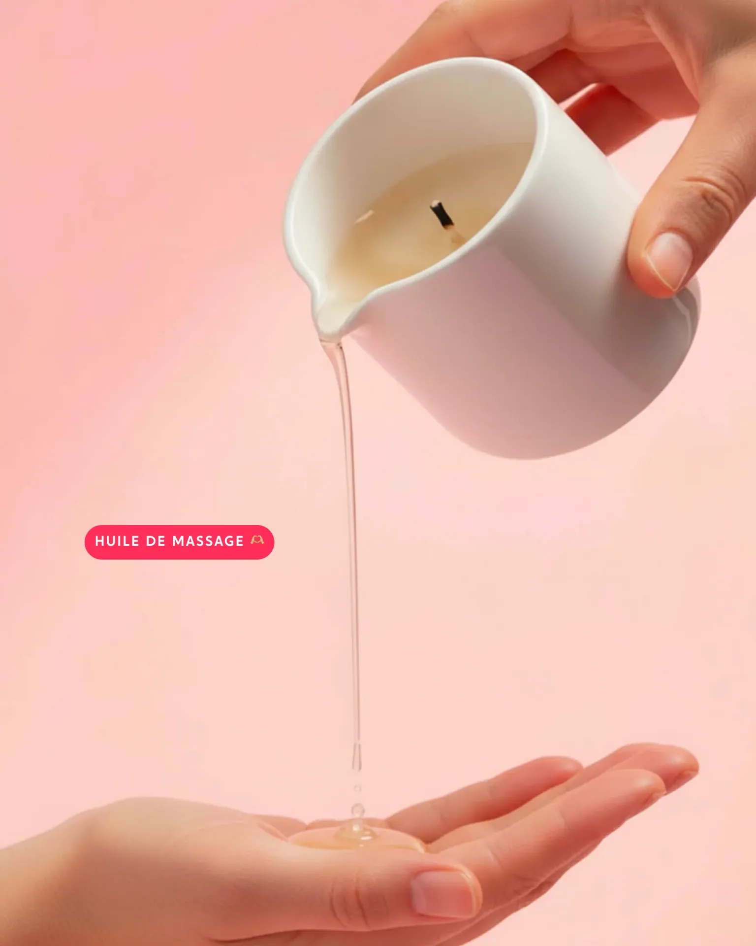 Bougie de massage Monoï des Îles - My Jolie Candle