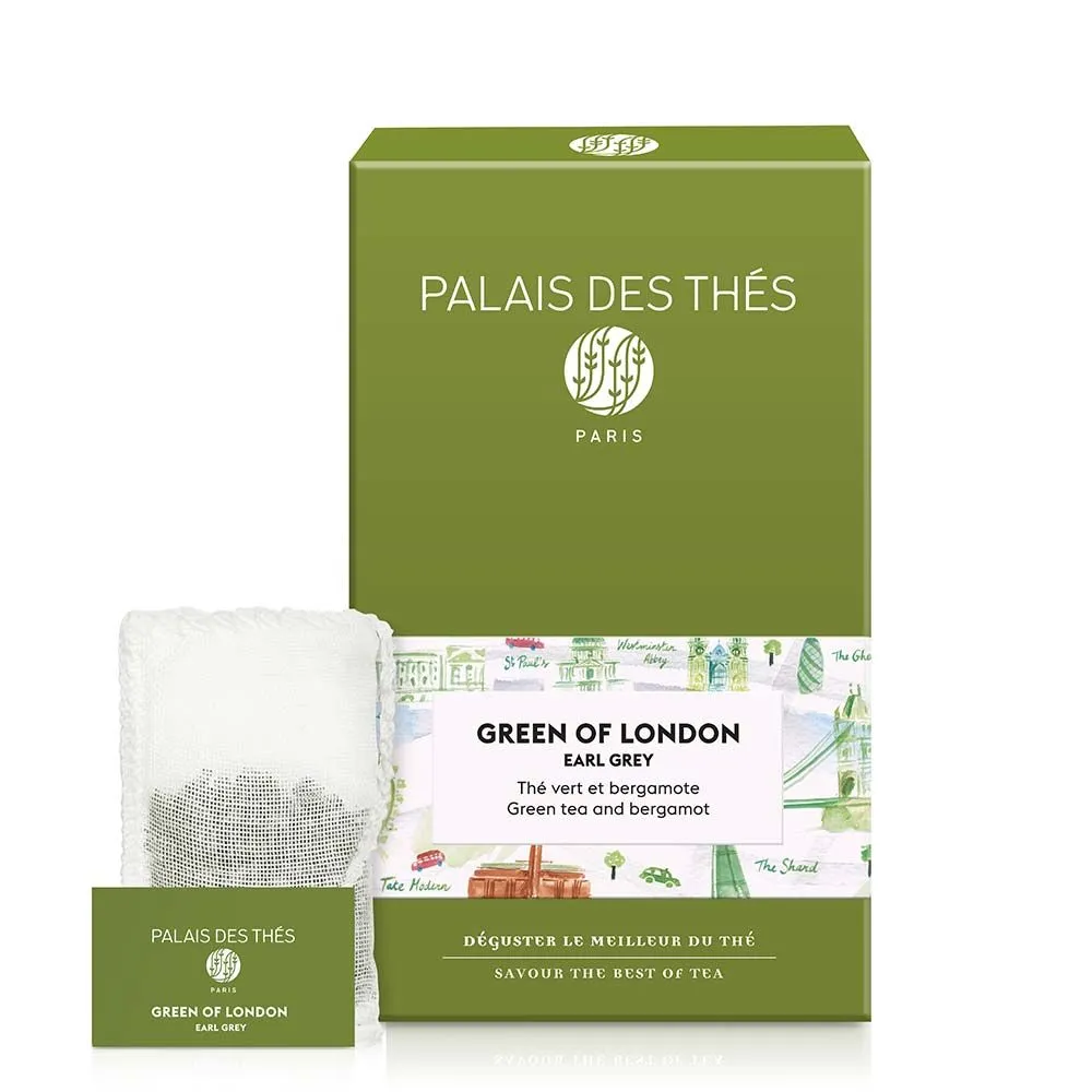 [D8090N] Green of London bio - Palais des Thés (Sachet mousselines x20)