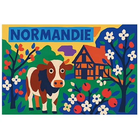 [500GENN1-051] Cartes Postales - Vaches - Icônia (Matisse)