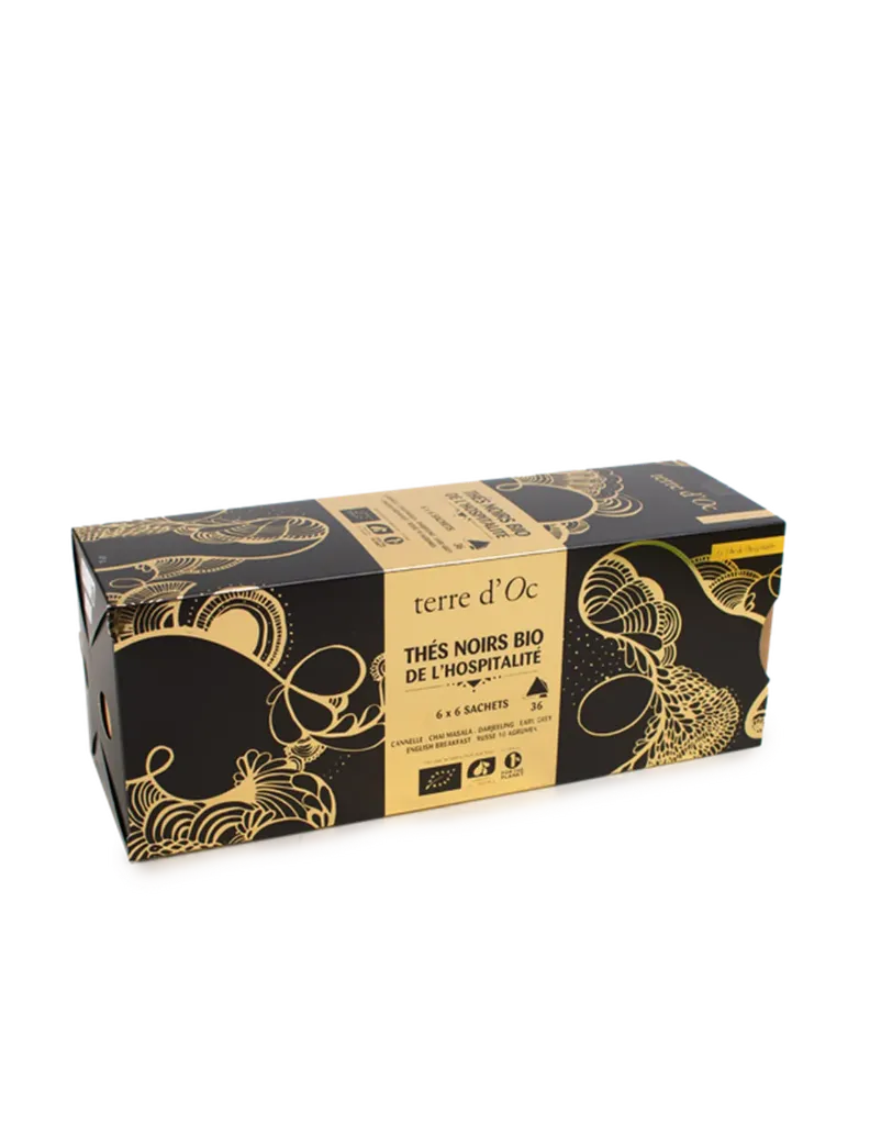 [TOTHOCF426] Coffret 6x6 Infusettes Thé Noir - Terre D'oc