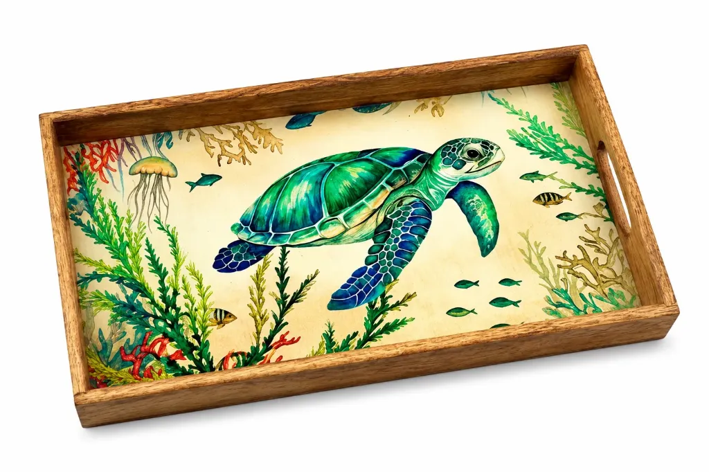 [39342] Plateau GM Tortue - Signes Grimalt