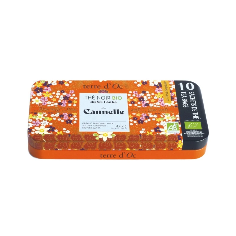Thé Noir en sachets Cannelle - Terre D'Oc