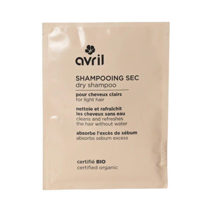Shampooing sec en poudre pour cheveux clairs
