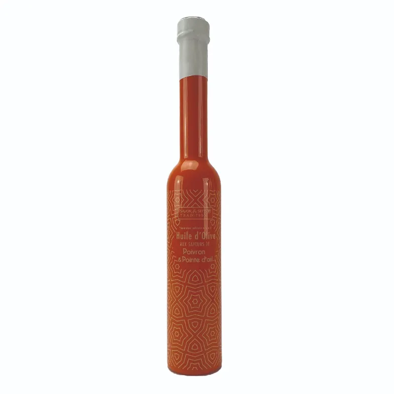 [501040012] Huile d'olive saveurs poivron et pointe d'ail - Savor et sens