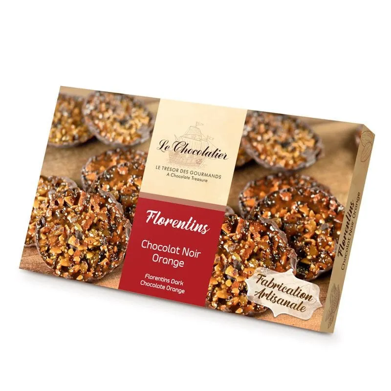 Florentins Chocolat Noir et Orange - Le Chocolatier
