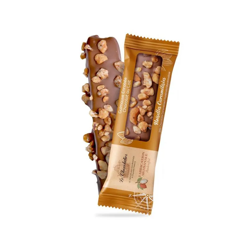 Guimauve Chocolat Lait Noisettes Caramélisées - le chocolatier
