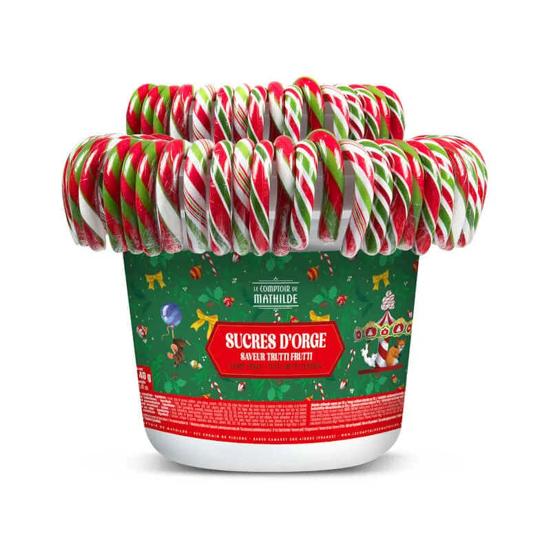 Sucres D'Orge Assortiment Saveur Tutti Frutti - Le Comptoir de Mathilde
