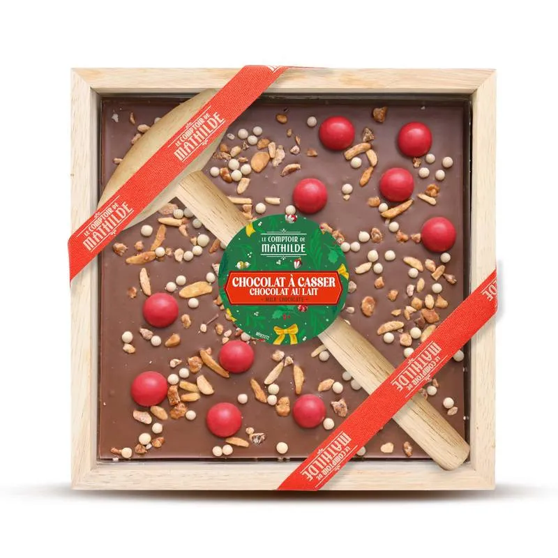 [CHCAC0118] Chocolat A Casser Lait Noël - le Comptoir de Mathilde