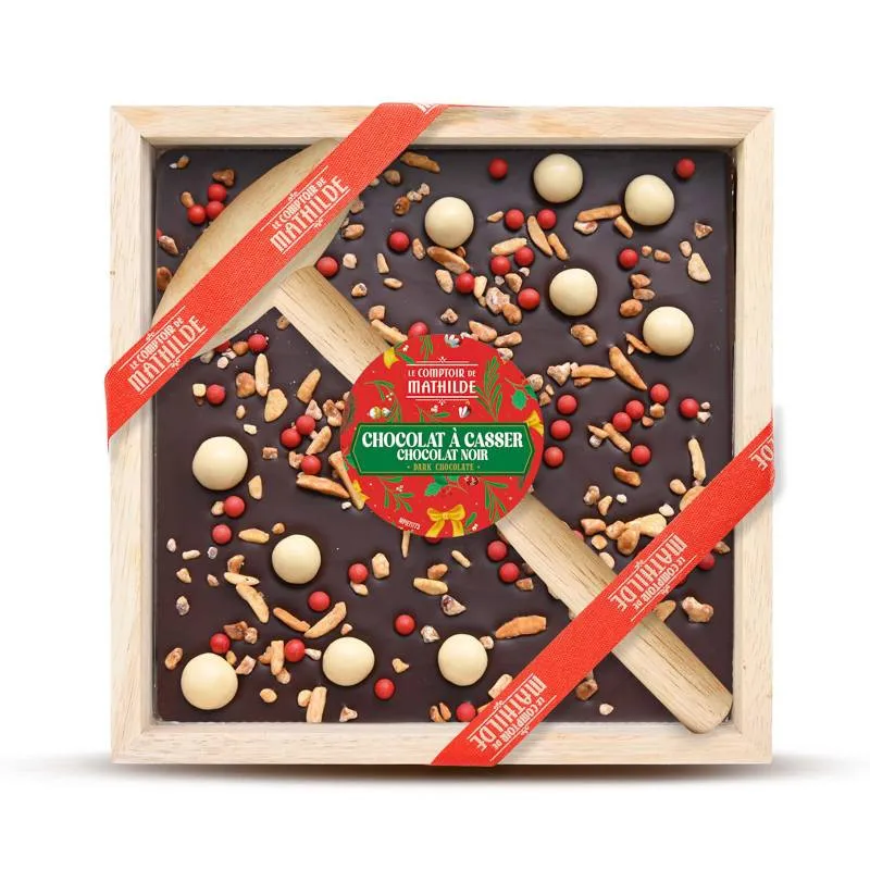[CHCAC0119] Chocolat A Casser Noir Noël - Comptoir de Mathilde