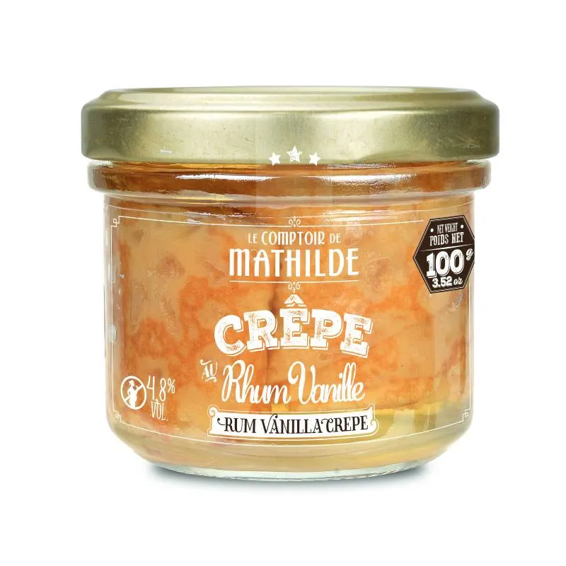 [CREPE0004] Crepes Rhum Vanille - Le Comptoir de Mathilde
