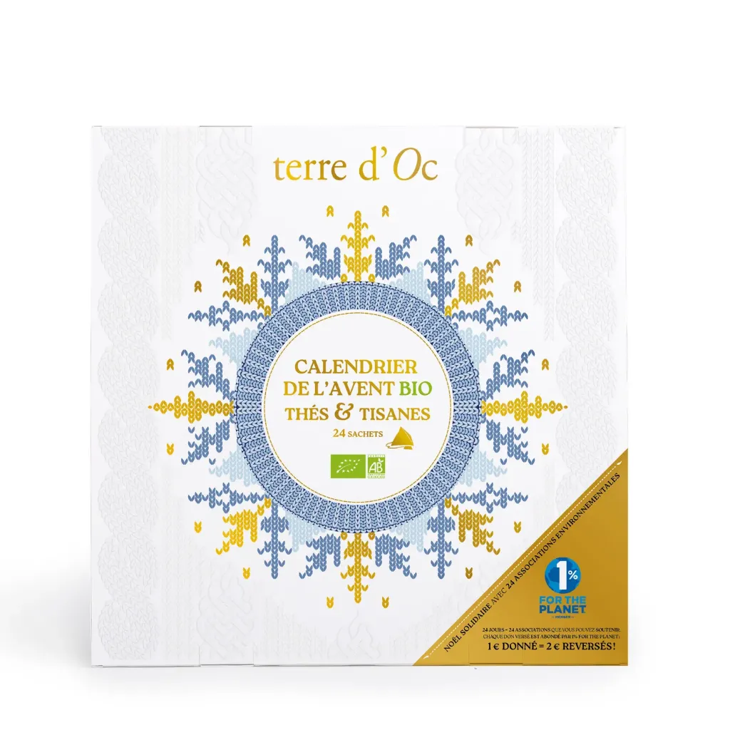 Calendrier de l'Avent 24 thés & Infusions - Terre D'Oc