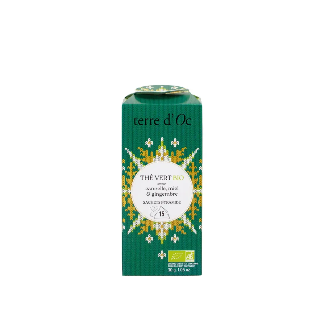 Thé Vert Gingembre Tricot Enchanté - Terre D'Oc