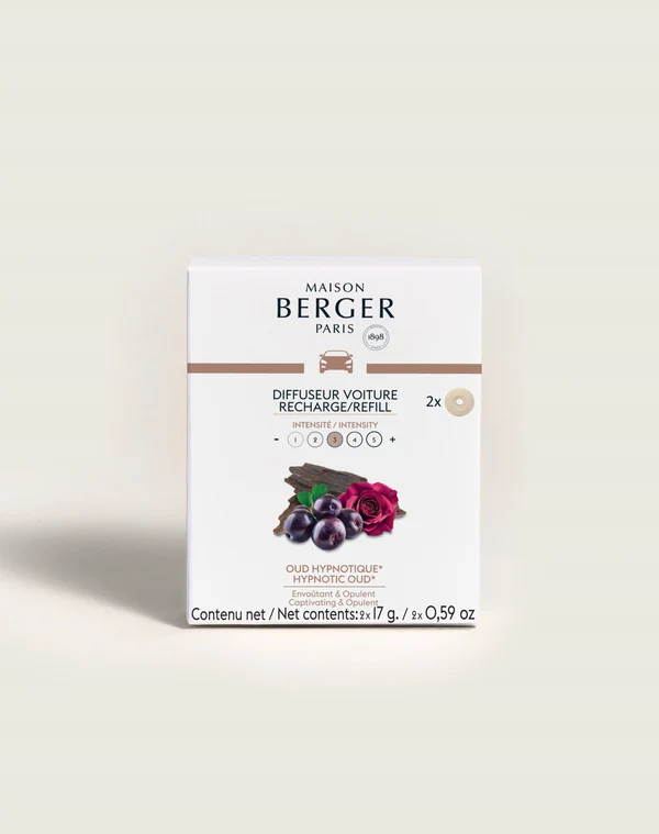 Recharges diffuseur voiture Oud Hypnotique - Maison Berger
