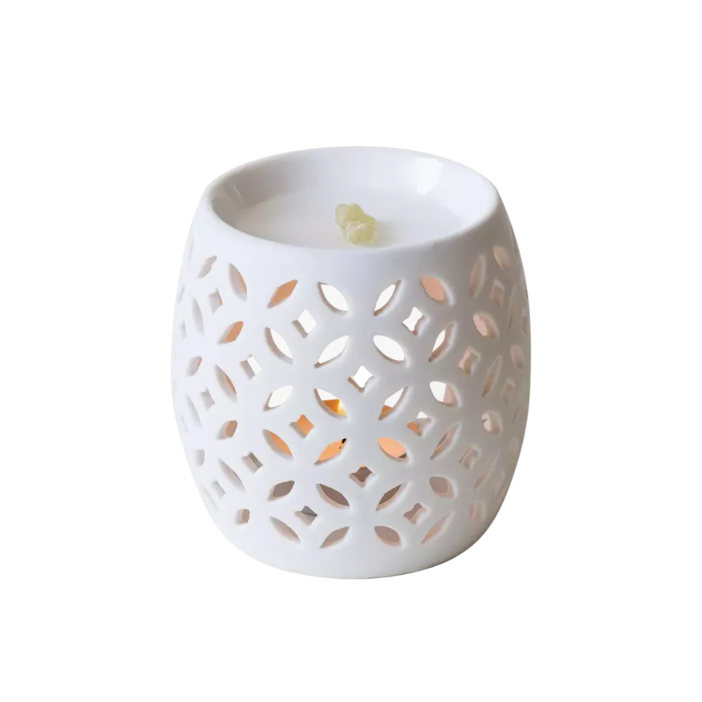 Diffuseur porcelaine photophore luciole - Aromandise